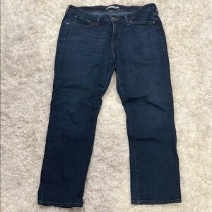 Dark Blue Denim Jeans